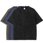 Vintage Men's T Shirt 100% Cotton Acid Washed Heavyweight Custom Blank Stone