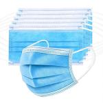 Non Woven Dental Clinic Surgical 3 Layer Face Mask Earloop Anti - Viruse