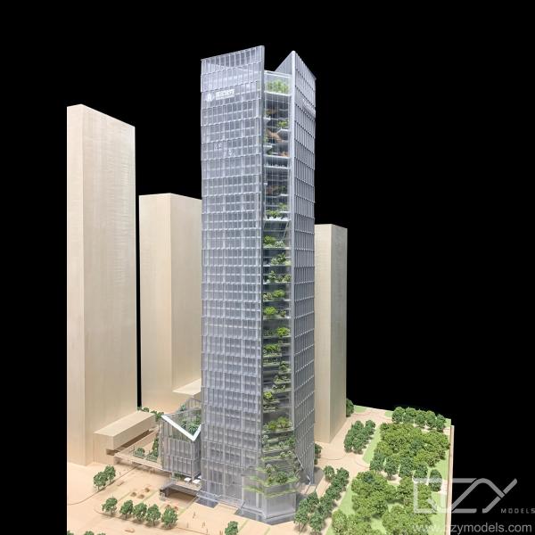 Aedas 1:200 Maquettes Architecture building miniature models Financial Holdings