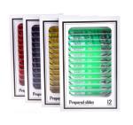 48pcs Different Prepared Plastic Microscope Slides for Homeschool Education