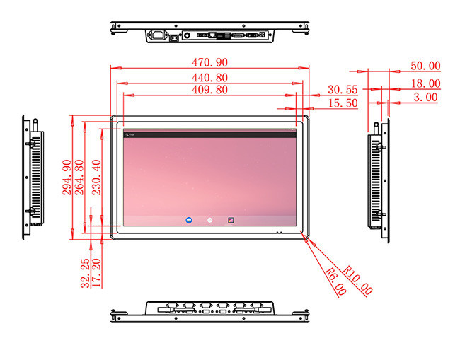 18.5-Inch Android Touch Panel for Logistics Solutions and Smart Retail Kiosks