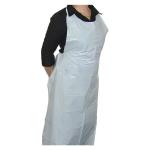 Non Toxic Disposable CPE Plastic Aprons For Daily Cleaning / Cooking