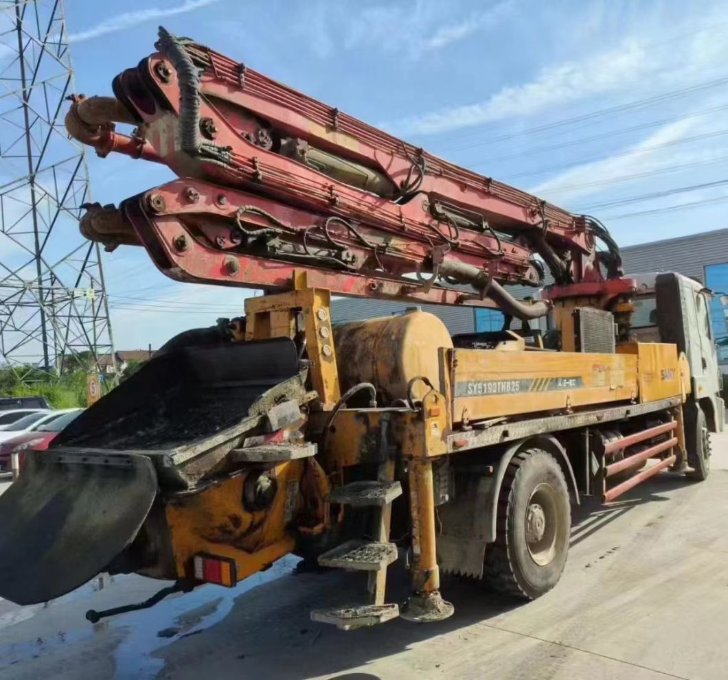 2011 Used Concrete Pump Truck 25m Truck Mounted Pump Construction Equipment