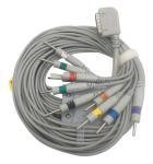 Kanz Pc-109 12 Lead Ecg Cable Aha Standard Din 3.0 8303000000 Gray Color