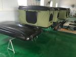 Fiberglass Hard Shell Pop Up Tent , Truck Bed Hard Top Tent With Sponge Mat