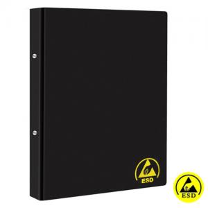China A4 40mm Thick Black ESD File Folder With 2 Side Holes on sale