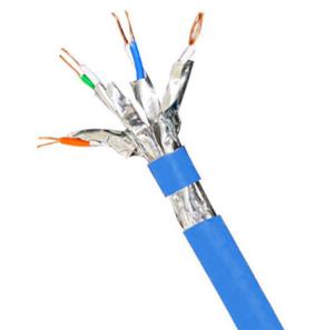 Wholesale 1000FT SFTP CAT6A Cable 23AWG LSZH Cable With Blue Jacket 500MHz 10Gbps Transmission from china suppliers