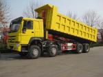 Drive Model 8X4 SINOTRUK 336 hp Tipper Truck / Dump Truck With HYVA Hdraulic
