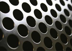 China Round Hole Perforated Metal Panels 5mm Diameter For Industries Decorative on sale