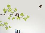 Removable Contemporary Wall Flower Stickers G099, /Floral Wall Stickers /Decal