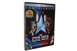 Wholesale Wholesale Captain America Civil War DVD Movie Action Adventure Science Fiction Film Movie DVD from china suppliers