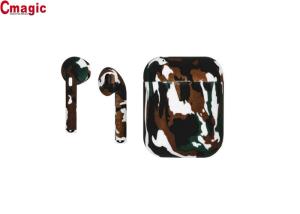 Wholesale Full Camo Wireless Stereo Headphones , Mini Twins Bluetooth Ear Buds from china suppliers