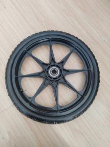 Wholesale Flat Free Tires PU Foam Wheel 16 Inch Solid Wheelbarrow Wheel Polyurethane from china suppliers
