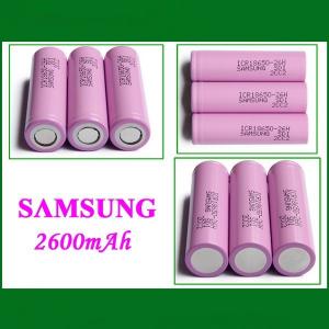 China Samsung ICR18650-26F battery 3.7V 2600mah 18650 li-ion rechargeable battery on sale