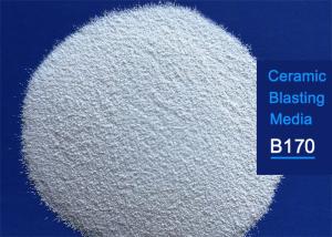 Wholesale 25kgs 55lbs Bucket Packaged Ceramic Blasting Media Fracture Resistance from china suppliers