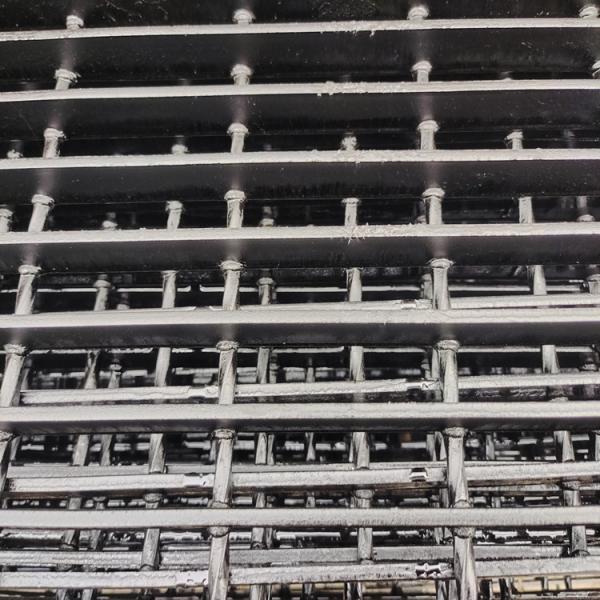 Industrial Walkway Heavy Duty Steel Grating Press Locked Untreated Galvanized