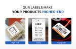 Barcode 80mm Portable Mini Thermal Printer Sticker Label Print