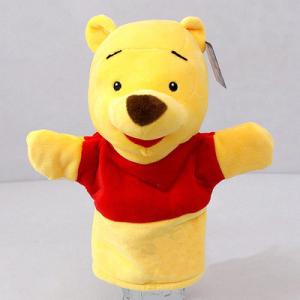 Wholesale Winnie Pooh Tigger Stitch Eyore Plush Finger Puppets Yellow Pink Blue from china suppliers