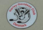 Photo Etched 3.0inch Souvenir Badges , Harley Davidson Club Epoxy Badge