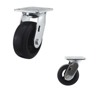Wholesale Trolley Wheel 5 Inch Swivel Plate Heavy Duty Casters from china suppliers