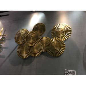 Buy cheap Living Room Modern Metal Wall Sculpture Creative Wall Hanging Statues from wholesalers