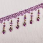 Handmade fashionable chain beads lace tassels fringes for curtain/sofa/pillow