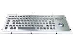 USB Kiosk Industrial Keyboard With Trackball 304 Stainless Steel