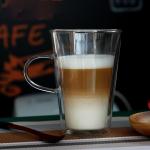 Dishwashers / Microwaves Glass Coffee Cup 3.58 Inches High Elegant Design