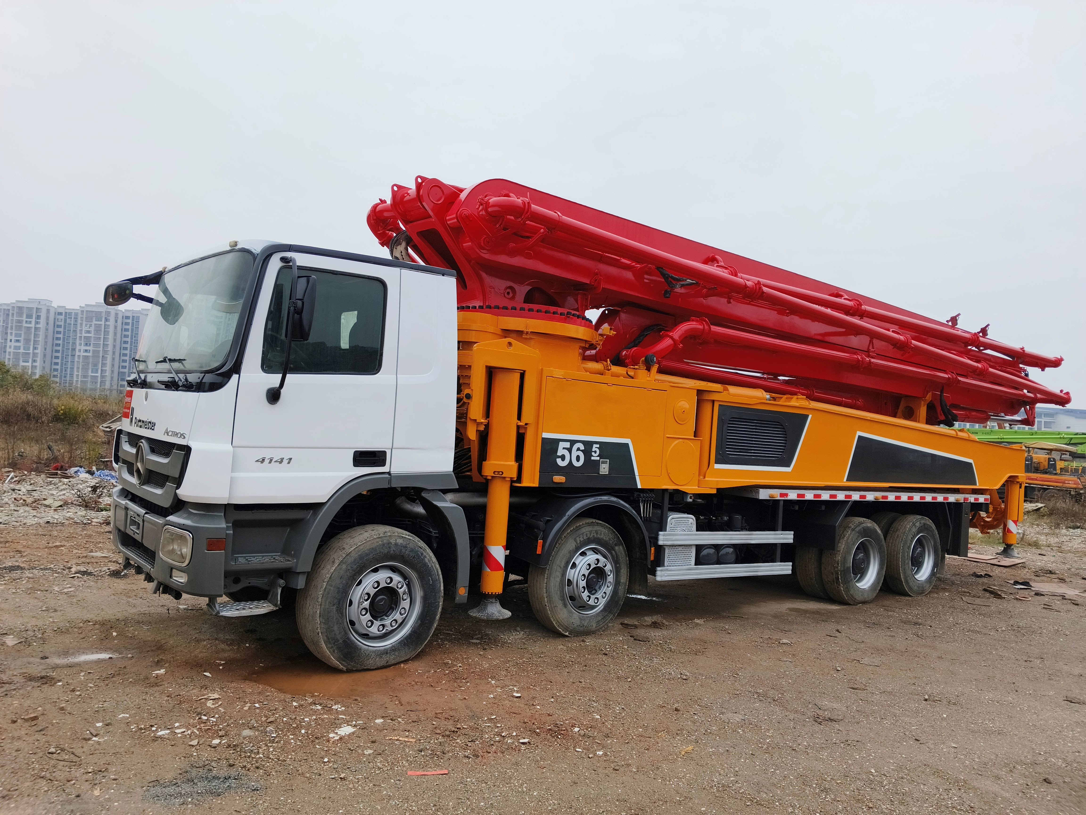 2013 Putzmeister 56m Concrete Pump on Mercedes Benz in Stock for Sale