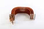Refrigerated Evaporator Finned Copper Tube Heat Exchanger Cooler Custom
