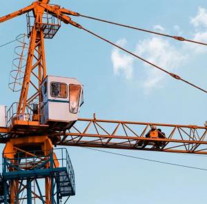 Wholesale Red Hammerhead Boom Crane 12T for tall building from china suppliers