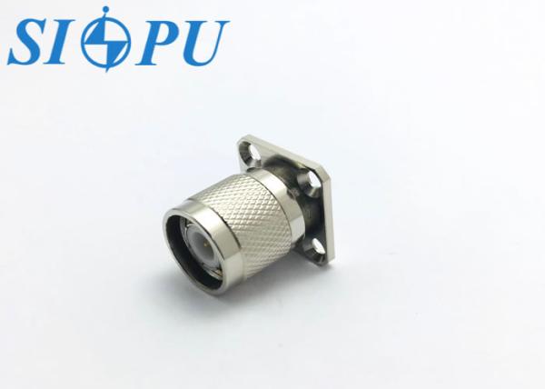 TNC Male RF Coaxial Connector – Flange Mount, Straight Type