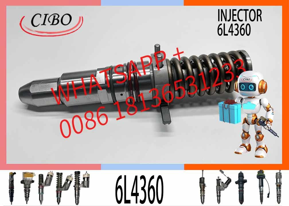 Excavator Diesel Injector Engine Injector 4P9077 4P9076 7E6408 9Y3773 7C4184 6L4357 6L4355 6L4360