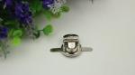 Gold lock metal bag buckle button zinc alloy push lock for bags