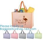 Nonwoven fabric Grocery Tote, Reinforced Handle Heavy Duty Large Shopping,