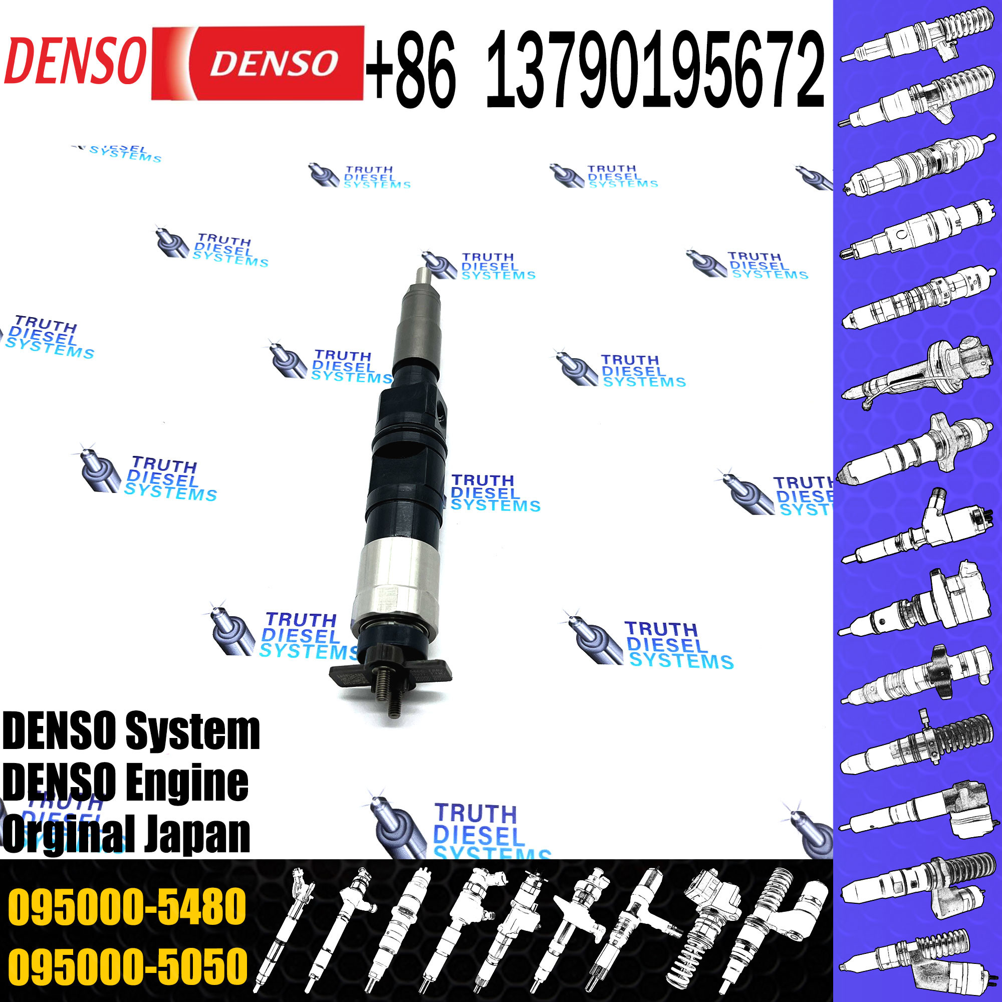 Fuel Diesel Injector 095000-5480 RE520240 RE520333 hot sale
