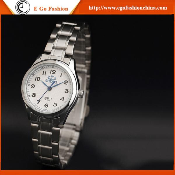 Small Order Mixed Colors Stainless Steel Watch for Office Lady Wholesale Quartz
