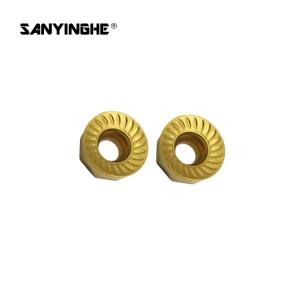 Wholesale Round CNC Carbide Milling Inserts Cutter RCKT10T3MO PVD Coated from china suppliers