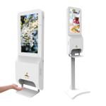 Public Place Automatic Touchless Hand Sanitizer Digital Signage