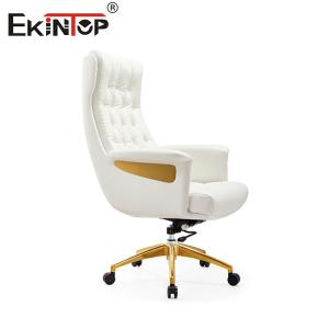 Wholesale White Executive Leather Office Chair Multifunctional Mechanism from china suppliers