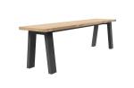 COMPTON BENCH LEGS WITH TOP SUPPORT BAR