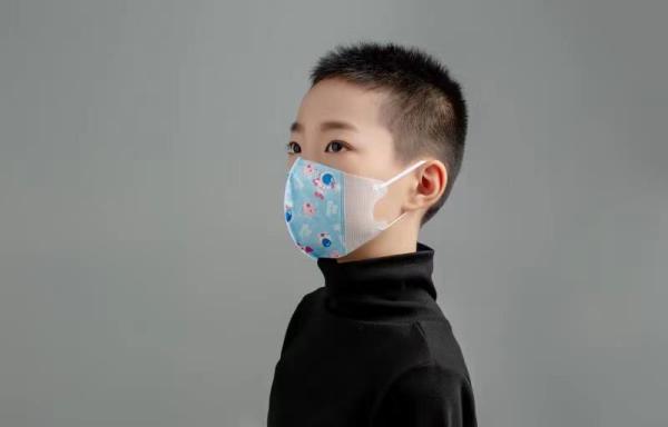 Kids Disposable Protective Face Mask 3 Ply Non Woven Fabrics Disposable Face