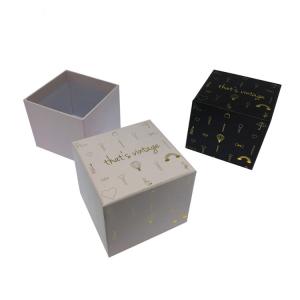 Wholesale Square Gift Box Foil Stamping Logo Design , Coloured Gift Boxes from china suppliers