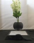 square base rotating magnetic floating levitate air bonsai flowerpot pot