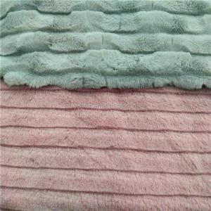 Wholesale 10-18mm Plie Navy Big Weight Cutting Strips PV Plush Fabric for Garments in Navy from china suppliers