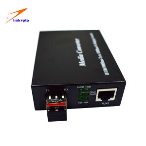 Wholesale Cyber Bars SFP Media Converter 40km SC RJ45 With 4W Power Consumption from china suppliers