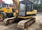 E120B Used Excavators , Weight 12 Ton Old Cat Crawler Excavator