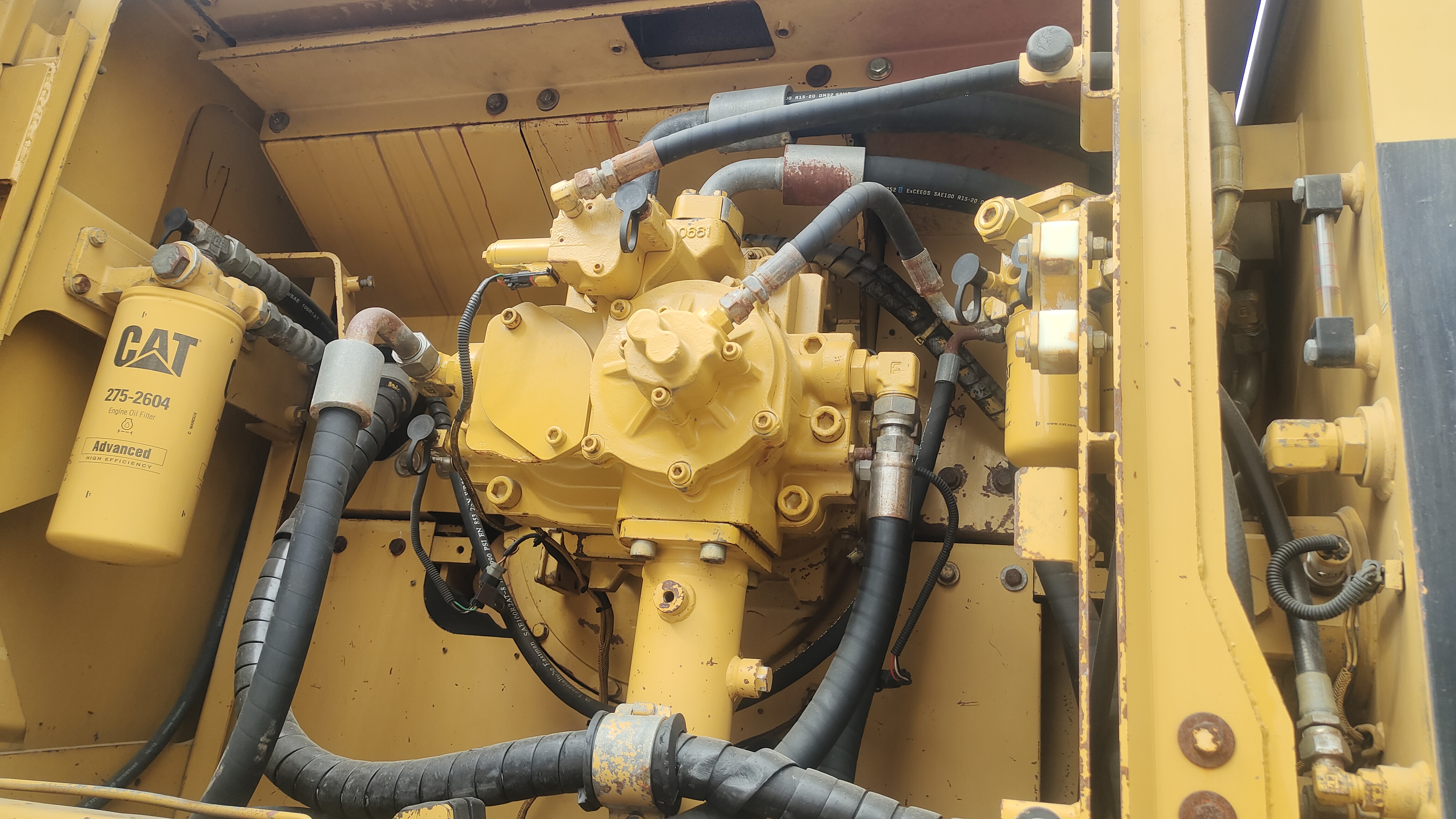 Used CAT 345C excavator large hydraulic tracked excavator construction machinery