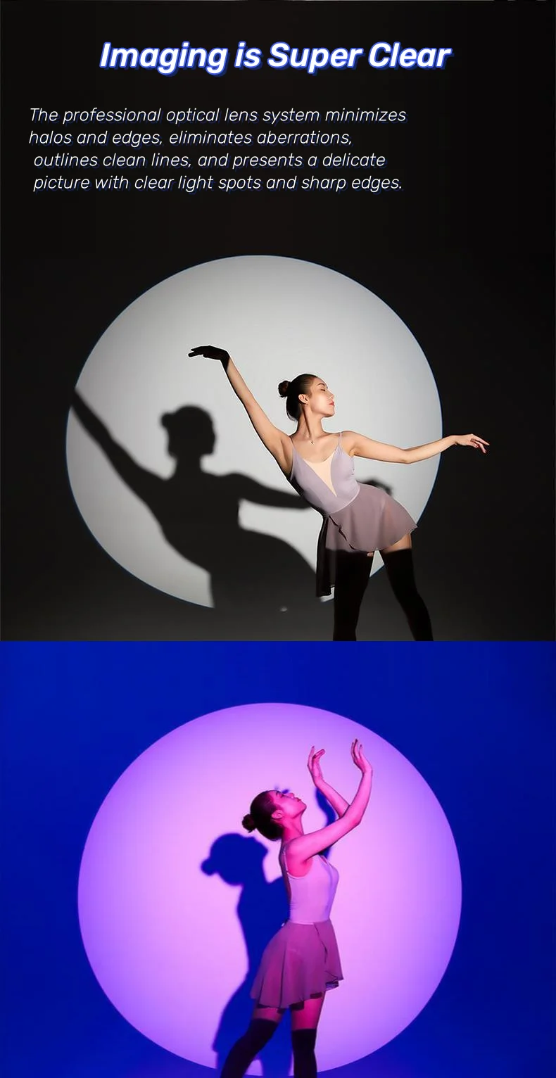 200w COB LED Imaging Ellipsoidal Spotlight LED Profile Spot Warm White / White Dmx Zoom Led Light Factory Price Stage