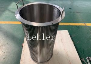 Wholesale 50 Micron Cylindrical Wedge Wire Screens Wire Wrapped Drum from china suppliers